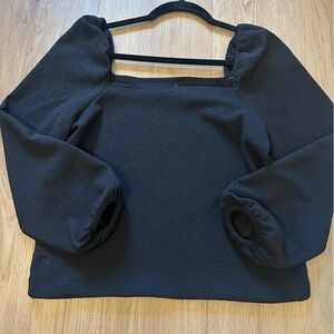 Madewell Black Long Sleeve Top